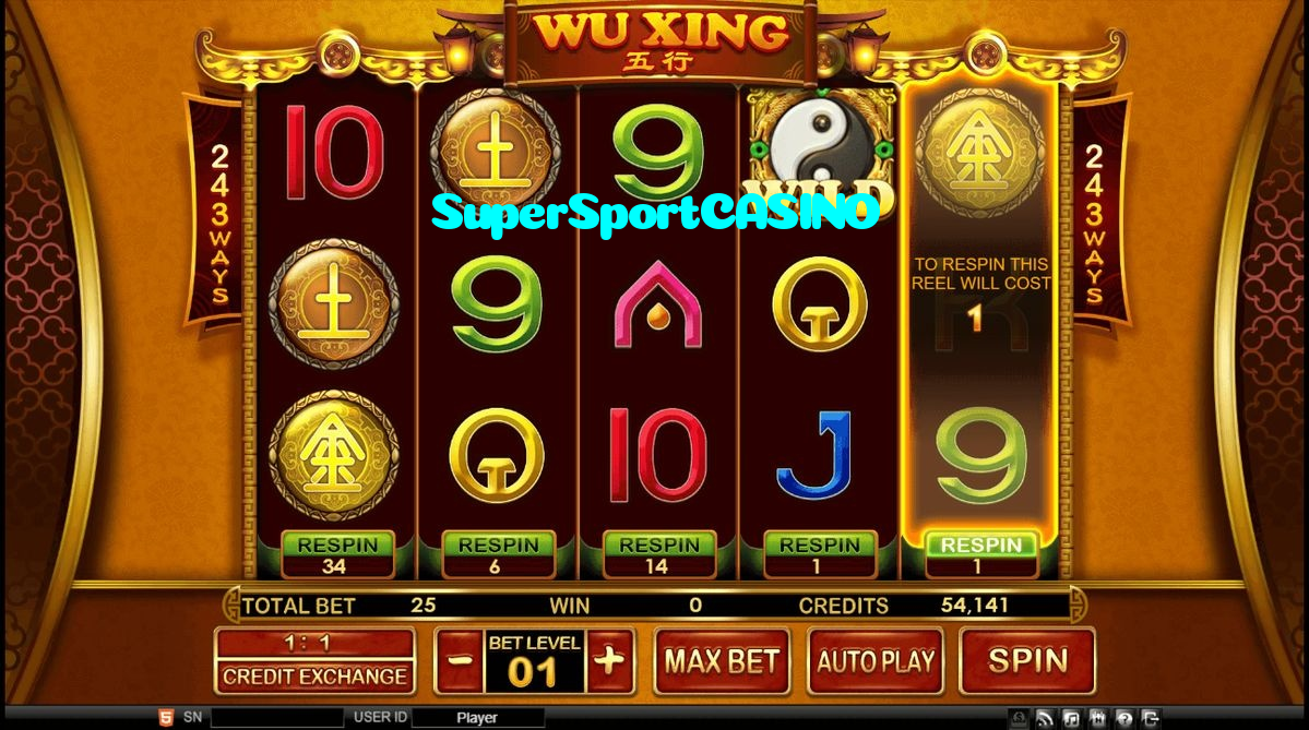 available types of SuperSportCASINO bet including pre-match live express and system bets
